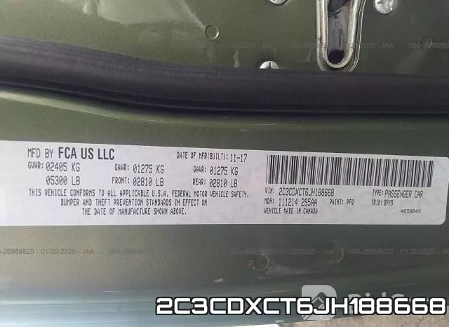 2C3CDXCT6JH188668 фото 10
