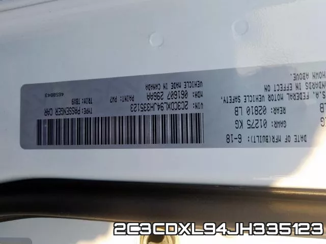 2C3CDXL94JH335123 фото 2