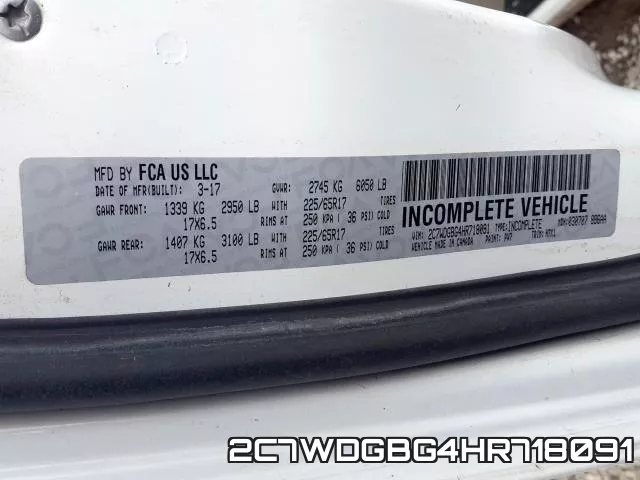 2C7WDGBG4HR718091 фото 2