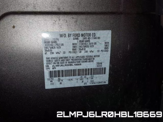 2LMPJ6LR0HBL18669 фото 2