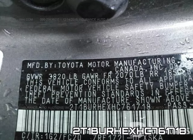 2T1BURHEXHC761718 фото 10