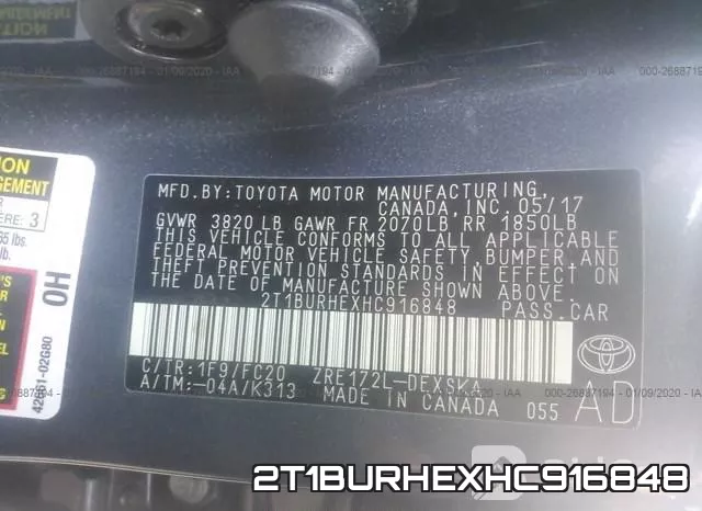 2T1BURHEXHC916848 фото 10
