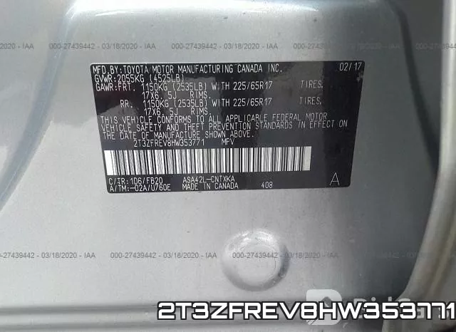 2T3ZFREV8HW353771 фото 10
