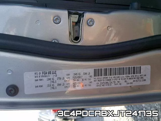 3C4PDCABXJT241735 фото 2