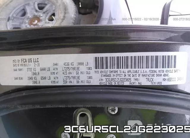 3C6UR5CL2JG223025 фото 10