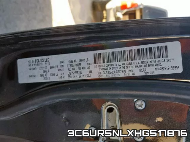 3C6UR5NLXHG517876 фото 2