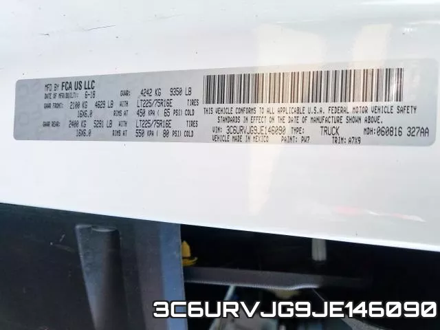 3C6URVJG9JE146090 фото 2