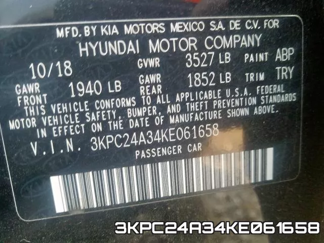 3KPC24A34KE061658 фото 2