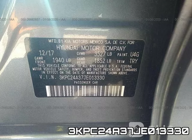 3KPC24A37JE013330 фото 10