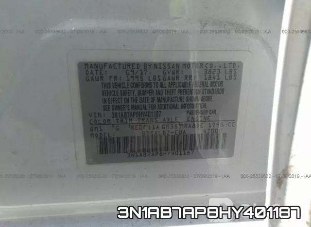 3N1AB7AP8HY401187 фото 10