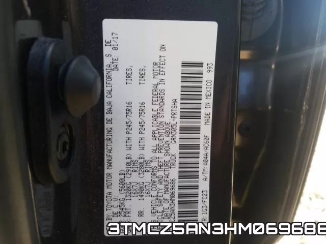 3TMCZ5AN3HM069686 фото 2