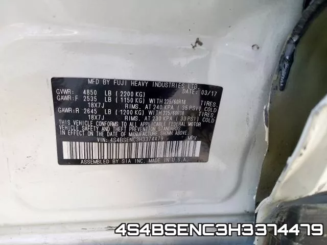 4S4BSENC3H3374479 фото 2