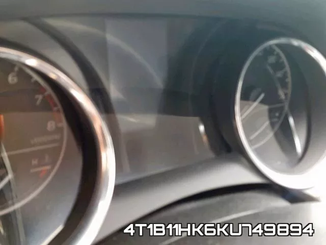 4T1B11HK6KU749894 фото 9