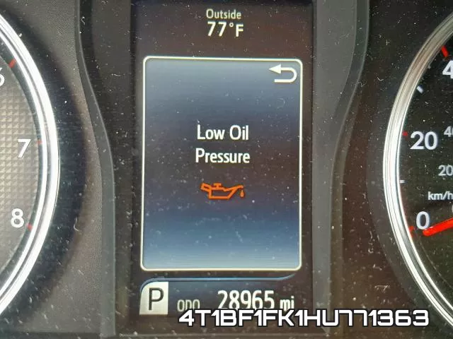 4T1BF1FK1HU771363 фото 9