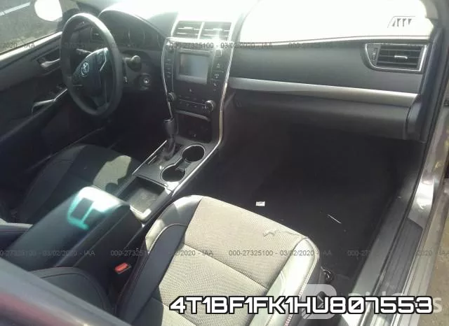 4T1BF1FK1HU807553 фото 6