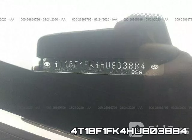4T1BF1FK4HU803884 фото 10