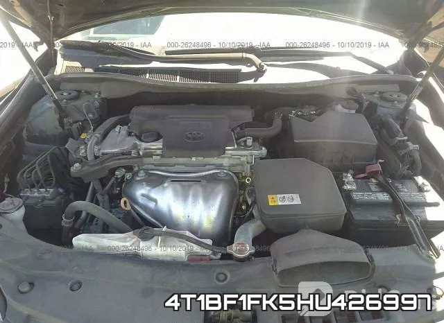 4T1BF1FK5HU426997 фото 2