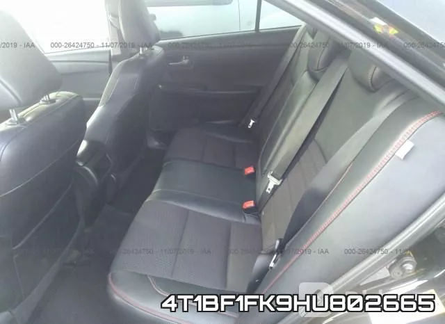 4T1BF1FK9HU802665 фото 9