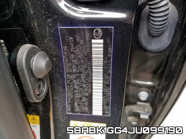 58ABK1GG4JU099190 фото 2