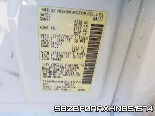 5BZBF0AAXHN851574 фото 2