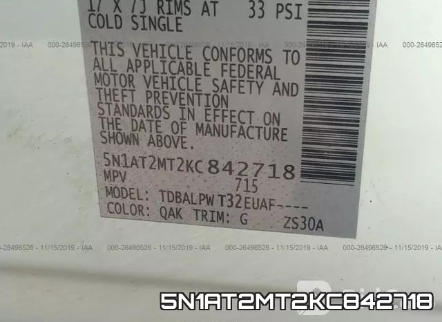 5N1AT2MT2KC842718 фото 10