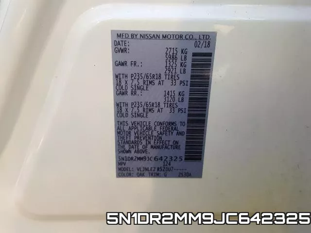 5N1DR2MM9JC642325 фото 2