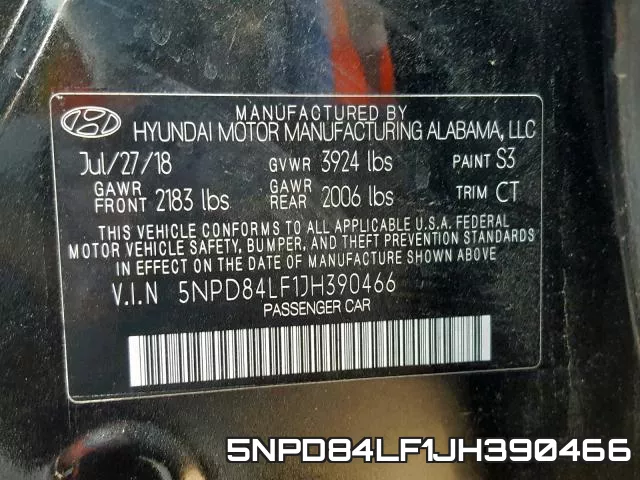 5NPD84LF1JH390466 фото 2