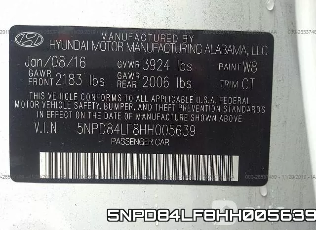 5NPD84LF8HH005639 фото 10