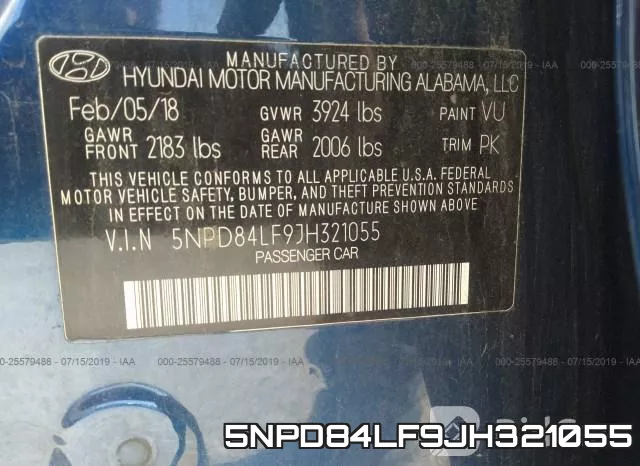 5NPD84LF9JH321055 фото 10