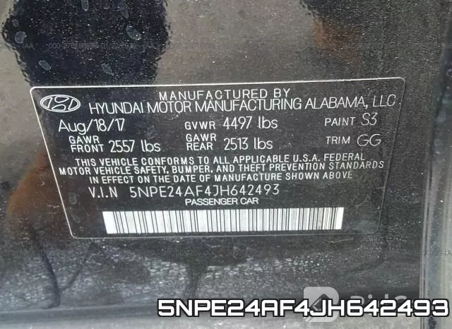 5NPE24AF4JH642493 фото 10