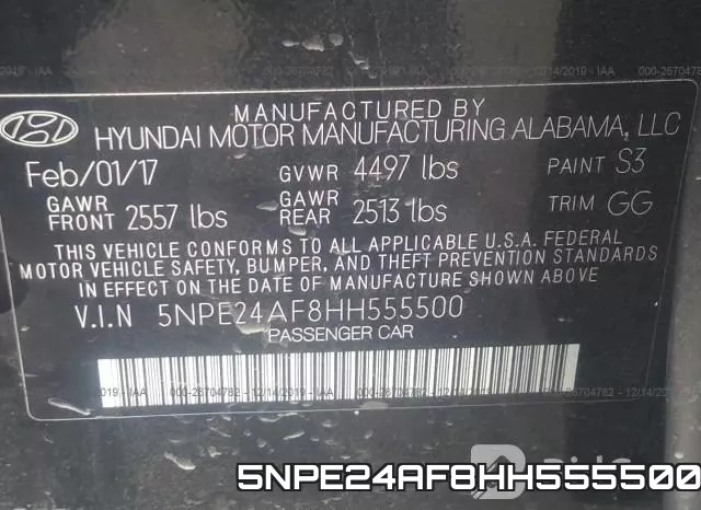 5NPE24AF8HH555500 фото 10