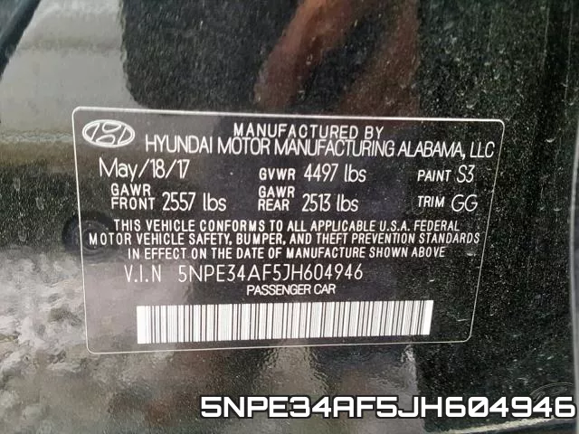 5NPE34AF5JH604946 фото 2