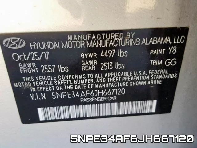 5NPE34AF6JH667120 фото 2