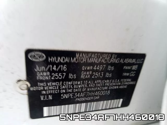 5NPE34AF7HH460018 фото 2