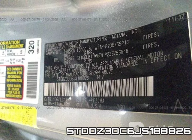 5TDDZ3DC6JS188826 фото 10