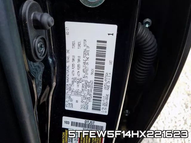 5TFEW5F14HX221623 фото 2