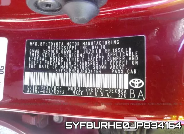 5YFBURHE0JP834164 фото 10