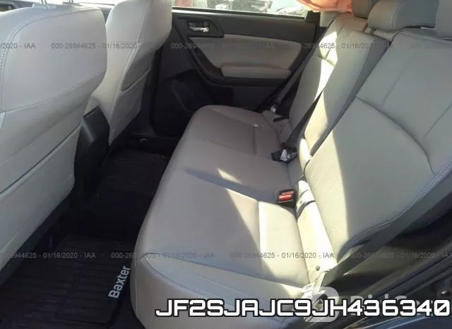 JF2SJAJC9JH436340 фото 9