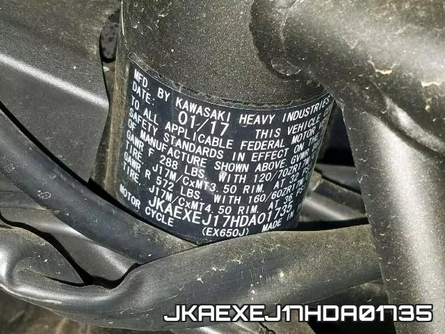 JKAEXEJ17HDA01735 фото 2
