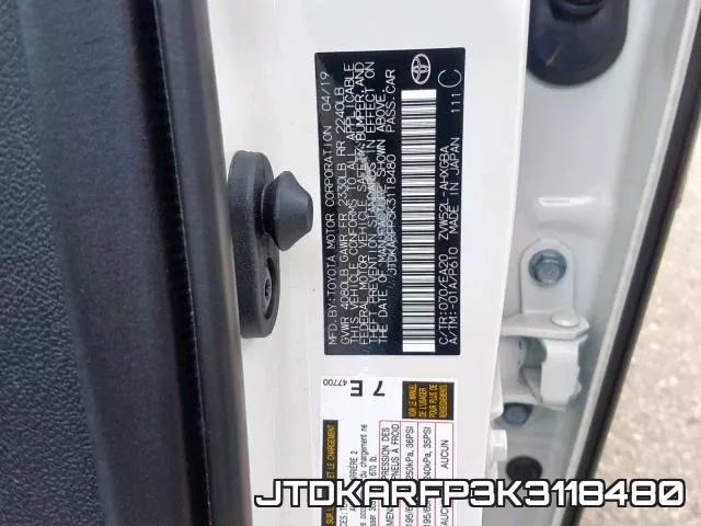 JTDKARFP3K3118480 фото 2