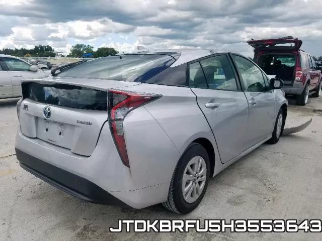 JTDKBRFU5H3553643 фото 5
