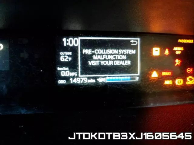 JTDKDTB3XJ1605645 фото 9