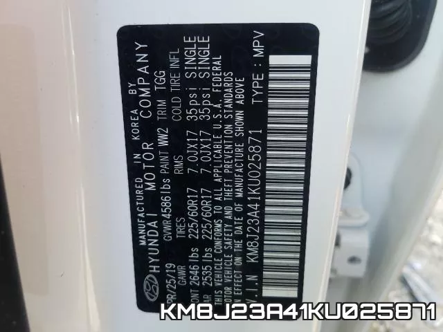 KM8J23A41KU025871 фото 2