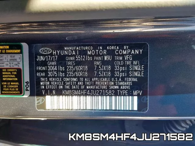 KM8SM4HF4JU271582 фото 2