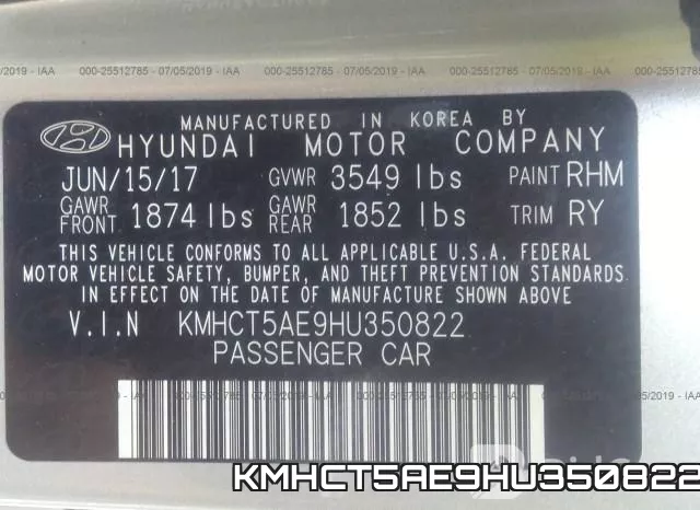 KMHCT5AE9HU350822 фото 10