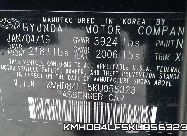 KMHD84LF5KU856323 фото 10