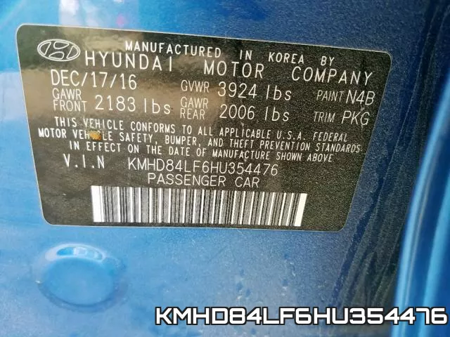 KMHD84LF6HU354476 фото 2