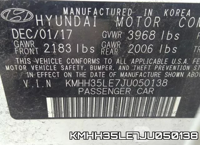 KMHH35LE7JU050138 фото 10