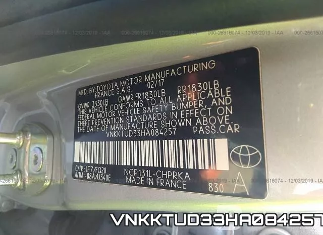 VNKKTUD33HA084257 фото 10