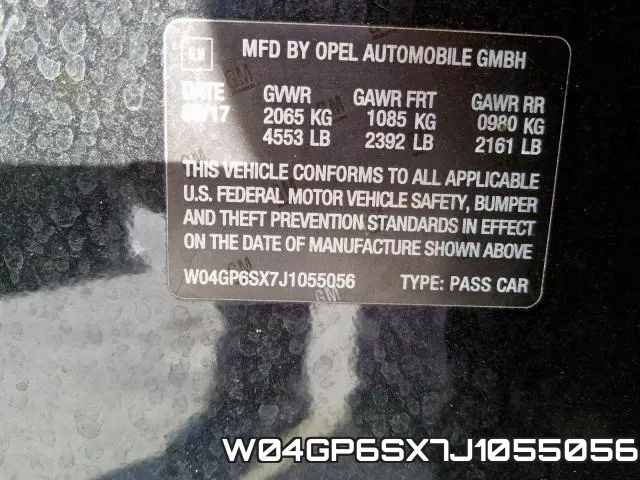 W04GP6SX7J1055056 фото 2